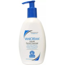 Vanicream Gentle Facial Cleanser with Pump Dispenser 8 oz  ( 237 ml ) Ea - Pack of 6