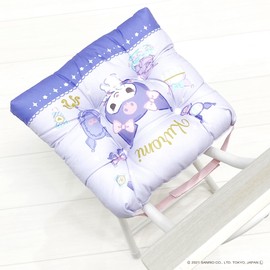 Morishita Sanrio Kromi-chan Chair Cushion, 11.8 x 11.8 inches (30 x 30 cm), Children, School, Kindergarten, Girls, Character Goods, Purple 4620815
