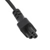 IEC320 C14 Male to C5 and Female Power Cord C14