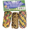 Planet Pleasures Woven Cylinder Foot Toy (3 Pack), Small