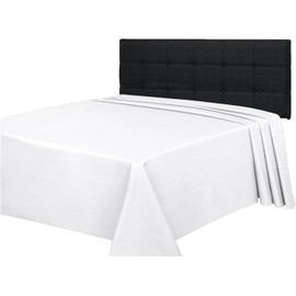 Plushy Comfort Beautiful -White Plain Bed Skirt Queen Size (60 x 80+21) Inch Deep Pocket -500 Tc Egyptian Cotton - Brand