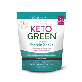 VIDAPURA Keto-Green Protein Shake by Dr. Anna Cabeca – Chocolate Vegan Protein for Women – 16 Servings – Alkaline, Plant-Based, Keto-Friendly