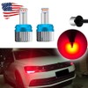 GTinthbox 2x CANbus Red LED Bulbs Fit Volkswagen Jetta MK6
