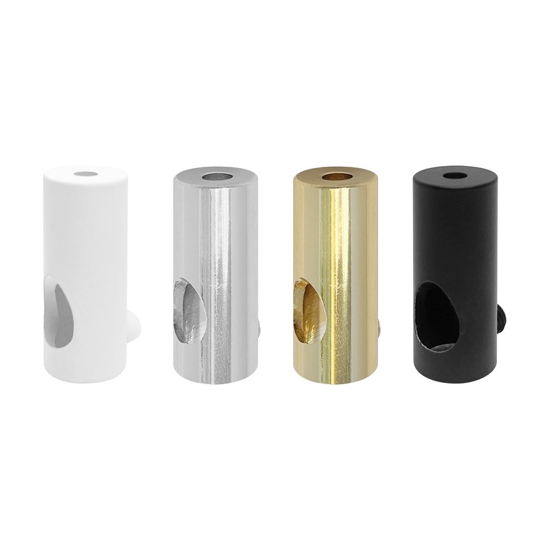 smartect Aluminium Wall and Ceiling Pins for Fixing Textile Cables,