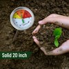 Compost Soil Thermometer by Greenco, Stainless Steel, Celsius and Fahrenheit