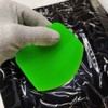 Green PPF TPU Squeegee Rubber Scraper Tools (Green Fan)