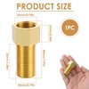 Brass Threaded Pipe Fitting 20mm Brass Pipe Adapter 1/2 Pt