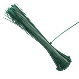 KINGLAKE GARDEN Green Zip Ties 10 Inch 3MM 300 Pack 18 Lbs Green Self-Locking Green Nylon Ties,Premium Plastic Wire Ties for Indoor and Outdoor