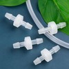PAGOW 1/4 Inch Check Valve, 4 Packs 6mm One-Way Barb