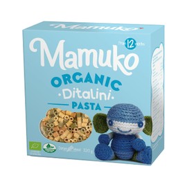Mamuko Organic The Beginning Pasta 4-Pack Variety Mix (Ditalini, Stelline, Risone, Capellini) Quick-Cook Pasta for Babies Young Children - Protein Pasta Ideal for 12+ Months Toddlers- 12 Servings