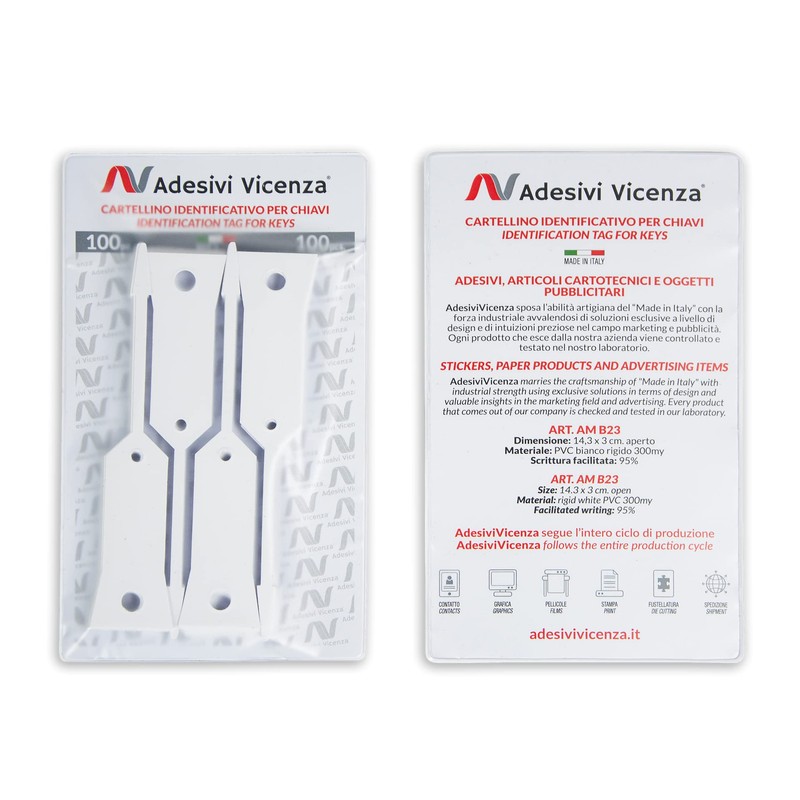 Heavy Duty Labels for Plants, Writeable Plastic Labels, Key Markers,