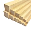 Lugailly Square Wood Dowels Wooden Dowel Rods for Crafting 3/4"