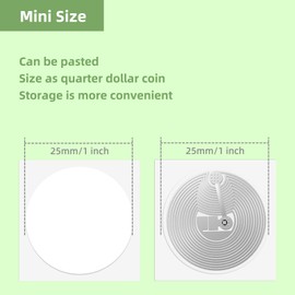 30pcs NFC Tags NTAG215 chip,NFC Sticker, Programmable NFC Tag,（White 25mm）,504 Bytes Memory, Compatible with Amiibo Tagmo for All NFC Enabled Device
