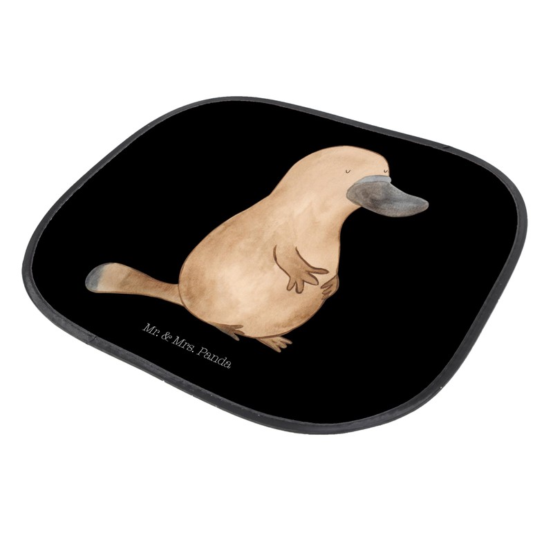 Mr. & Mrs. Panda Auto Sonnenschutz Schnabeltier Mut - Geschenk,