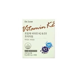 Dr. Lin [Seller Herb Food] Dr.Lin Supercritical Vitamin K2 D3 Premium 300mg 30 tablets/mjc / [셀러허브 식품] 닥터린 초임계 비타민K2 D3 프리미엄 300mg 30정/mjc