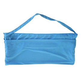 Tiardey Strandstuhlbezug, Handtuch, Sonnenliegen-Handtuch, blaues Strandtuch mit Tasche, Sommerurlaubszubehör für Liege, Pool, schnelltrocknendes Reisehandtuch (210 x 75 cm)