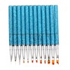 Baluue Dual-use Nail Art Brush with Round Tip for Manicure