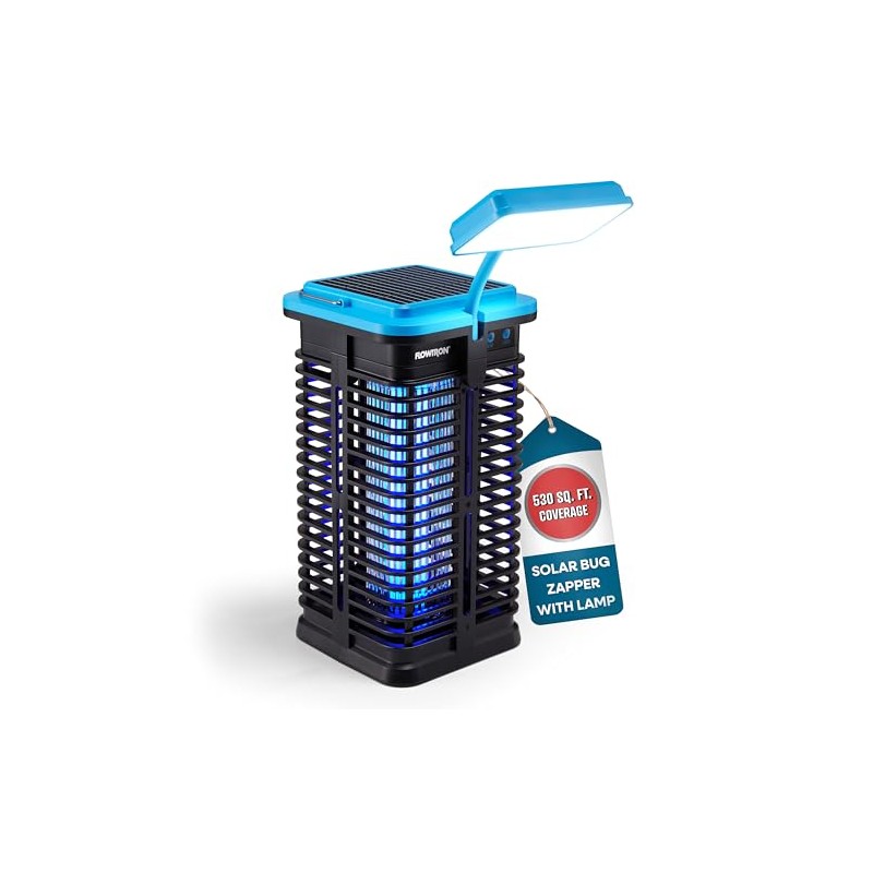 Flowtron Solar Bug Zapper | Portable Electric Insect Killer with