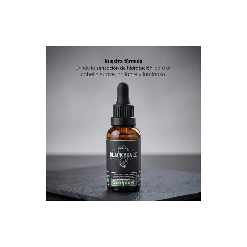 Blackbeard Scalpixyl 10% Crecimiento Anticaída Cabello 30 Ml