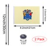 WXTWK 2 Pack USA New Jersey Flag New Jersey State