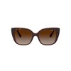 Vogue Eyewear Woman Sunglasses Dark Havana Frame, Brown Gradient Lenses,