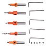 5Pcs Countersink Drill Bit Set High Hardness Strong Cutting Force