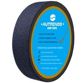 autrends Grip Tape - Multipurpose Cloth Grip Tape for Pull Up Bars, Barbells, Dumbbells, Sports, Tools, Handles, Bats, Rackets, Yard Tools, Wire Wrap, Knife Grip, 1 Inch x 82 Feet