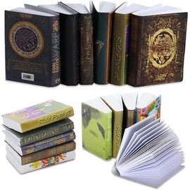 Can be Open, Pack of 50 Miniature Accessories, Miniature Books, Miniature Dollhouses, Books, Accessories for Decoration, Miniature Book Toy, Suitable for Living Room, Library and Study