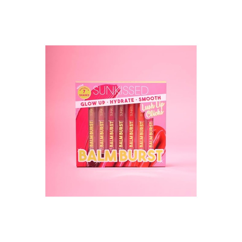 Sunkissed Balm Burst Lush Lip Clicks Gift Set 7 Pack