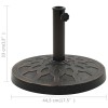 Umbrella Base Bronze Polyresin 28.7 lbs Fancy Design