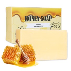 Princess Belle Honey Soap, Exfoliating and Moisturizing Bar Soap for Dirt, Natural Soap Bar for Face and Body, Suitable for All Types Skin