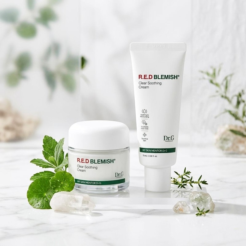 Latest Dr. G Red Blemish Clear Soothing Cream 70ml /