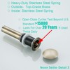 RANDOM Bathroom Vessel Sink Pop Up Drain Stopper Without Overflow