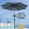 Abba Patio 9FT Lyon Outdoor Patio Umbrella Cover Replacement, 9