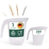 Novaliv Measuring Cup Set 250 ml 1000 ml Kitchen Transparent