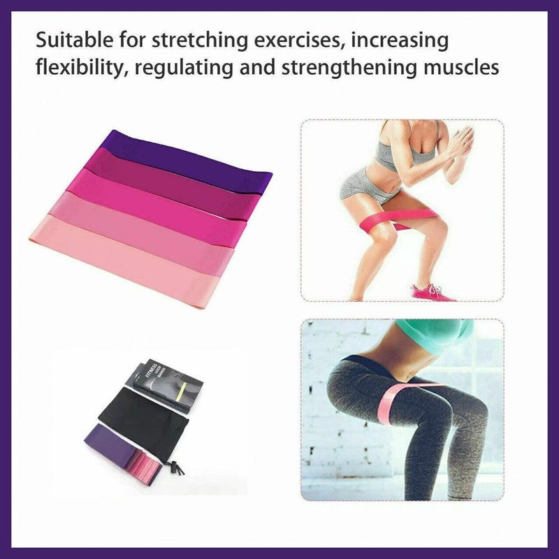 AIMALL Resistance Bands Power Heavy Strength Exercise Fitness Gym Crossfit