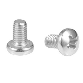 sourcing map M8x14mm Machine Screws Pan Phillips Cross Head Screw 304 Stainless Steel Fasteners Bolts 5Pcs