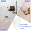 PATIKIL 1.65" Hole 5.35" High Plastic Lampshade, 5 Pcs Horseshoe