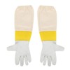Pair of Beekeeping Protective Gloves with Long Mesh Sleeve Unisex