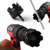 Nut Zipper Drill Attachment for Fast Nut and Bolt Removal,