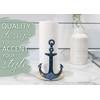 Elanze Designs Nautical Anchor 12 inch Resin and Wood Paper