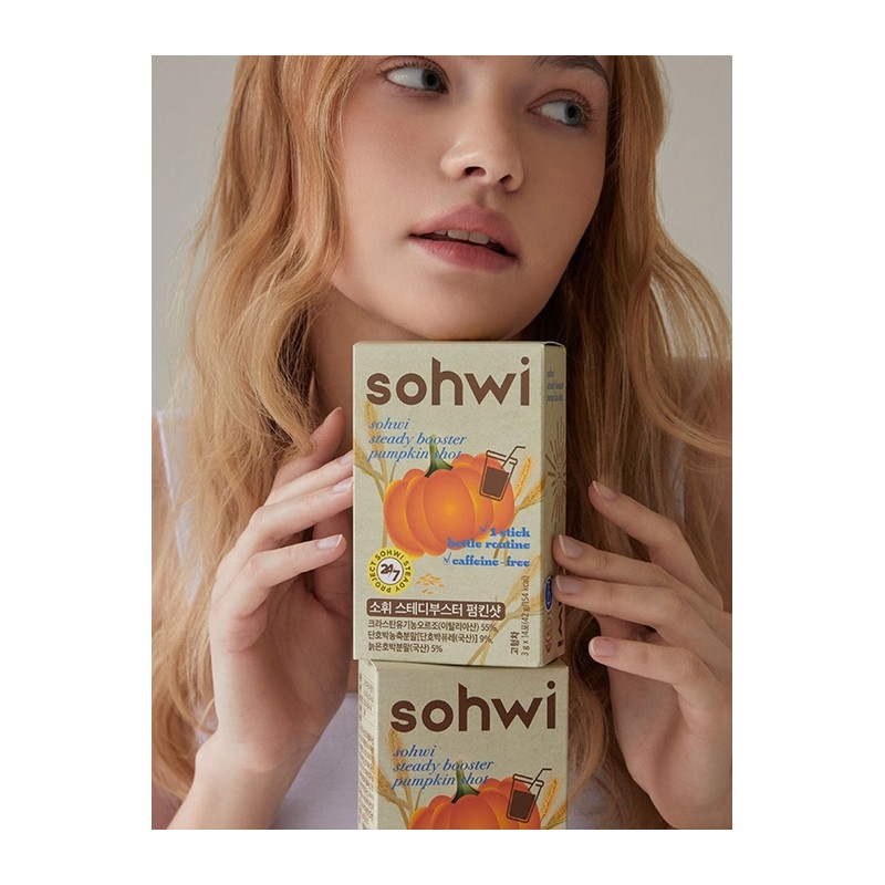 Sohwi Pumpkin Shot 1 box (14 packs) / 소휘 펌킨샷