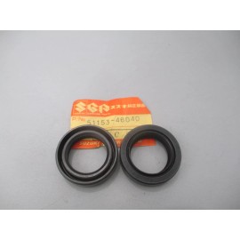 Suzuki NOS Suzuki OEM Front Fork Oil Seals 2pcs 74-76 TM75 78-79 TS100 51153-46040