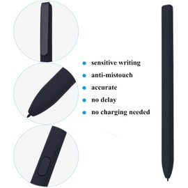 Marker für Remarkable 1/2 Tablet Notebook, digitaler Eingabestift, EMR, ohne Integralgummi, kein Aufladen erforderlich, keine Konfiguration erforderlich (Schwarz)