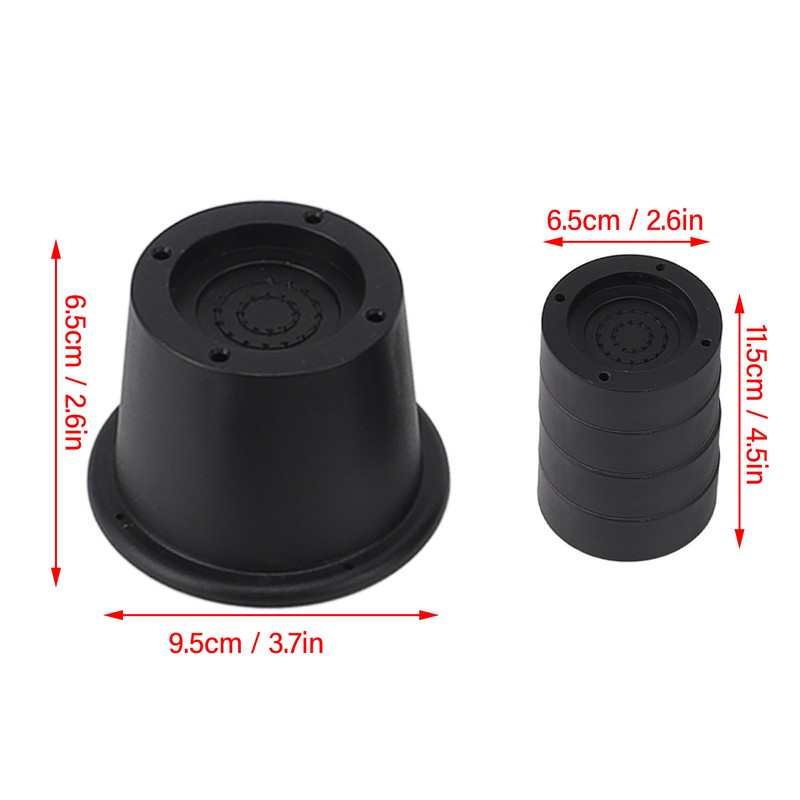 Home Bed Risers Heavy Duty Furniture Risers for College Dorm