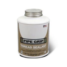 Supply Giant SWQUTCHF16 Pipe Grip PTFE Thread Sealant; 16 oz; Beige