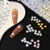 BetterJonny 半円パール 約3680個/箱 6種のサイズ ネイル パーツ 半円 パールラインストーン 半球 マニキュアデコ用