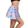 Rainbow Tree Women's Golf Skirt Tennis Skort Pleated with Side