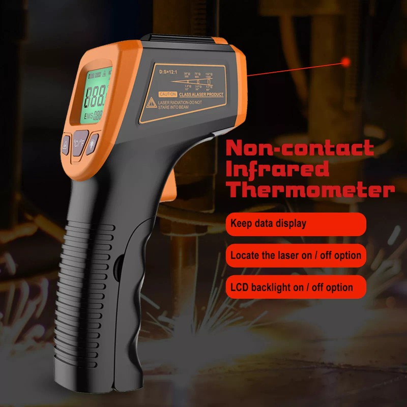 GM230S GM320S Digital Infrared Thermometer Non Contact Temperature Laser