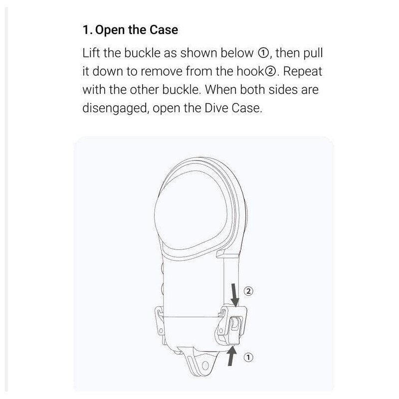Insta360 X3 Waterproof Case / 45M Underwater Diving Protective Case